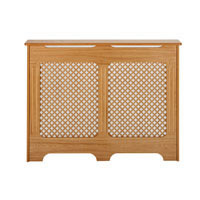Classic Style Radiator Cabinet - Oak Effect Medium Size 1198x900mm