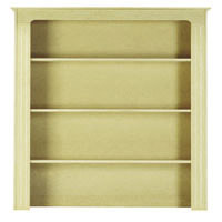 Classic Style Shelf Unit - Unfinished MDF Medium Size 1198x1212mm