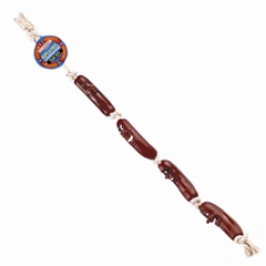 Vinyl Sausages and Rope Dog Toy by Classic
