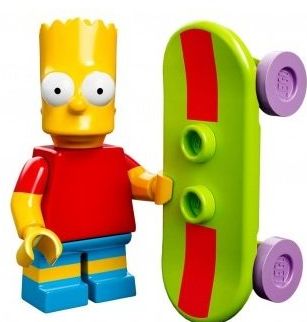 Lego Simpsons Minifigures 16 To Collect (Bart Simpson)
