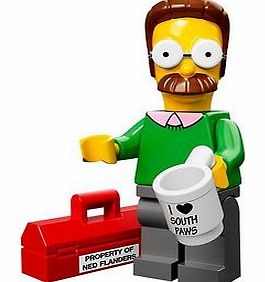 The Simpsons Lego Mini Figure Ned Flanders