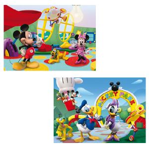 Mickey Mouse Clubhouse 2 x 20 Piece Jigsaw Puzzles