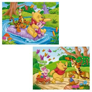 Winnie The Pooh 2 x 20 Piece Jigsaw Puzzles