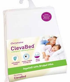 Clevamama Brushed Cotton Waterproof Mattress Protector -