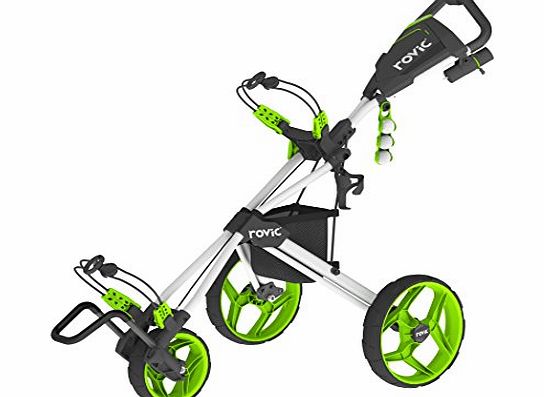 Clicgear Clic Gear Golf Trolleys - Arctic White/Lime, One Size