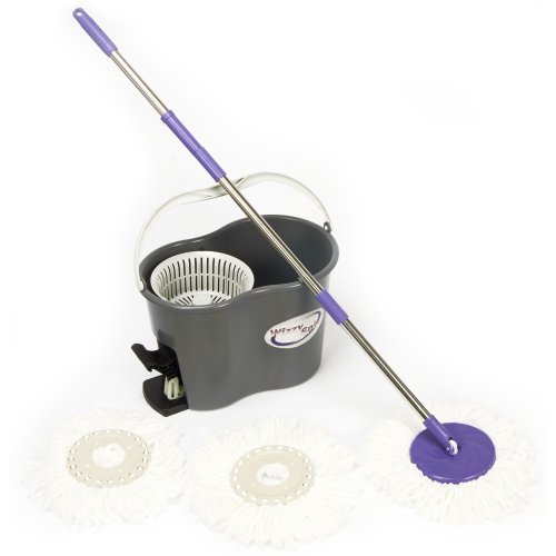 Clifford James Cyclone Spin Mop Makes Cleaning a Breeze Spins At An Incredible 6000 RPM.