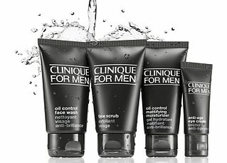 for Men Essentials Kit for Oily Skin