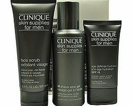 Clinique Mens face scrub set