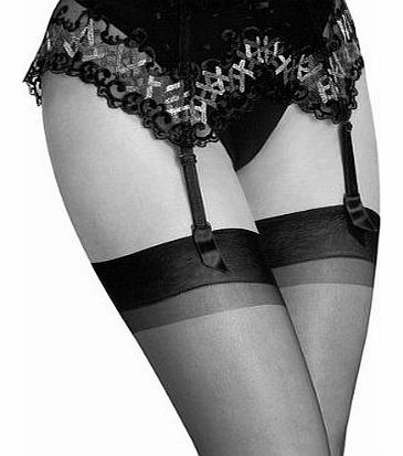 602 Bas Prestige non-stretch RHT stockings black medium 51`` - 53``
