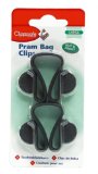 Clippasafe Ltd Clippasafe Large Pram Bag Clip (2-Pack)