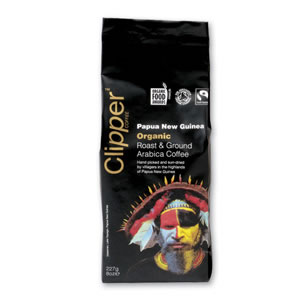Clipper Organic Coffee Roast and Ground Papua