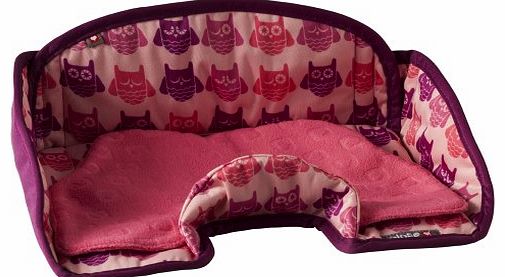 Close Pop-in  Owl Print Car Seat Protector (36 Months, Pink)