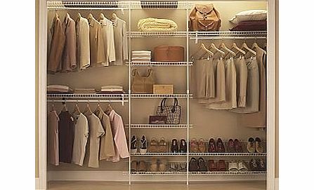 ClosetMaid Wardrobe Organiser Kit 1.52m (5) up to 2.44m (8) wide
