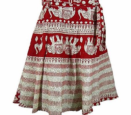 ClothesnCraft India Clothing Cotton Skirt Designer Wrap Around Dresses