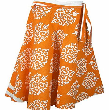 India Clothing Designer Cotton Wrap Skirt