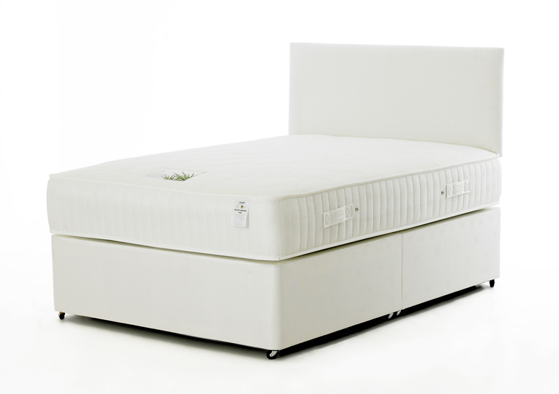 Cloud 9 Aloe Vera Pocket 1000 Divan Bed, Single, Side
