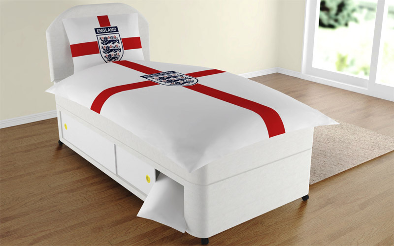 Cloud 9 England Divan Bed with Free Storage and