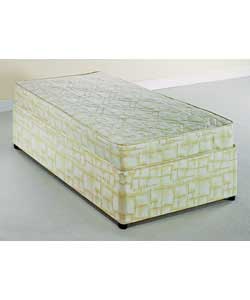 Nine Riga Single Divan Medium Mattress - Non Storage