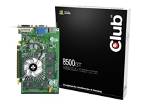Club 3D 8500GT - graphics adapter - GF 8500 GT - 256 MB
