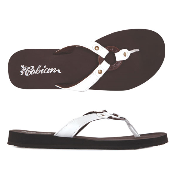 Ladies Cobian Flip Flops - Elisia - White ELS10