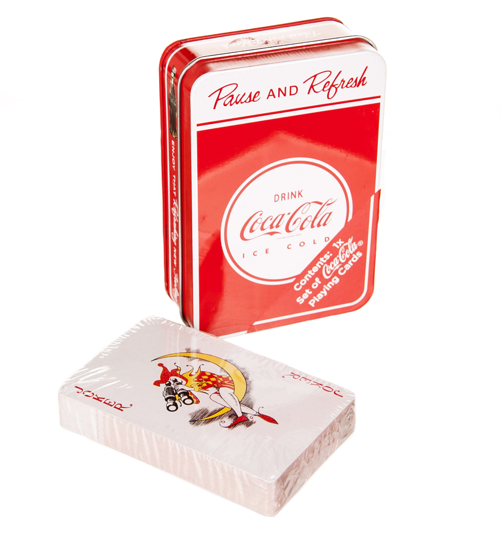 Playing Cards in a Tin