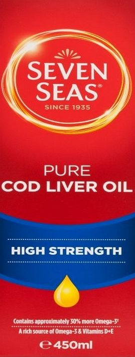 Cod Liver Oil Seven Seas High Strength Pure Cod Liver Oil With