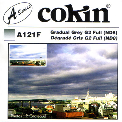 Cokin A121F Gradual Grey G2 Full (ND8) Filter