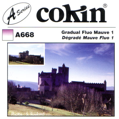 cokin A668 Gradual Fluorescent Mauve 1 Filter