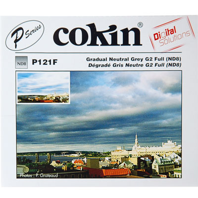 Cokin P121F Gradual Grey G2 Full (ND8) Filter