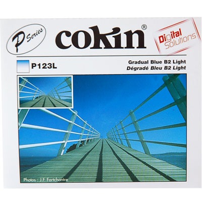 Cokin P123L Graduated Blue B2 Light Filter