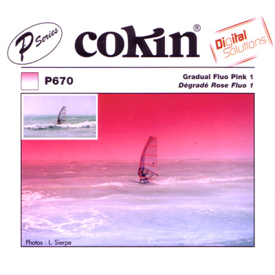 Cokin P670 Gradual Flourescent Pink 1 Filter