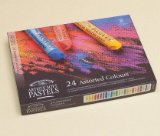 Artists Soft Pastels - 24 Assorted Colours, Pastels by Winsor and Newton
