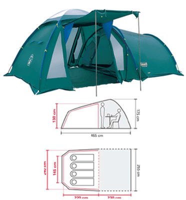 COLEMAN Bispace 400 Tent