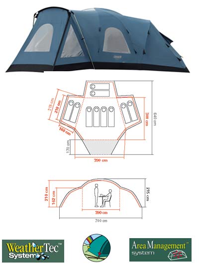 Coleman Columbia 10 Tent