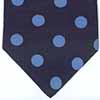 Navy with Blue Large Spots Tie