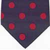Coles Navy with Red Large Spots Tie
