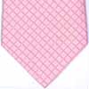 Pink Lattice Check Tie