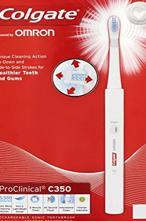 Colgate ProClinical C350 Rechargeable Electric Toothbrush - White