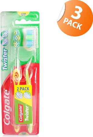 Colgate, 2102[^]0105466 Twister Toothbrush Duo - Twin Pack