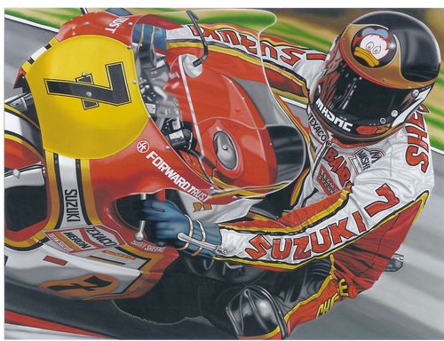 Colin Carter Our Barry - Barry Sheen Ltd Ed 850 Shipped in protective tube. Lithograph 90cm x 70cm (35.5 x 27