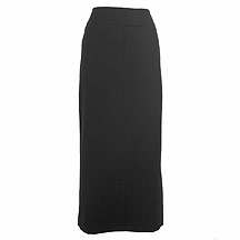 Black long tailored skirt