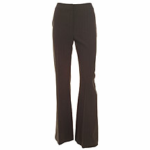 Brown herringbone tailored trousers