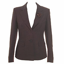 Brown linen rich jacket