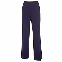 Navy pinstripe tailored trousers