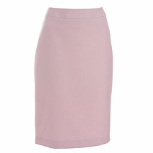 Pink tailored pencil skirt