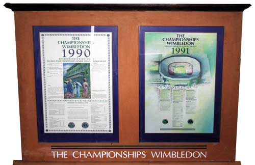 Collection of Wimbledon memorabilia