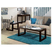 Cologne side table, dark oak veneer