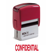 P20-L Self Inking Text Stamper - CONFIDENTIAL
