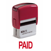 Colop P20-L Self Inking Text Stamper - PAID