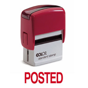 P20-L Self Inking Text Stamper - POSTED